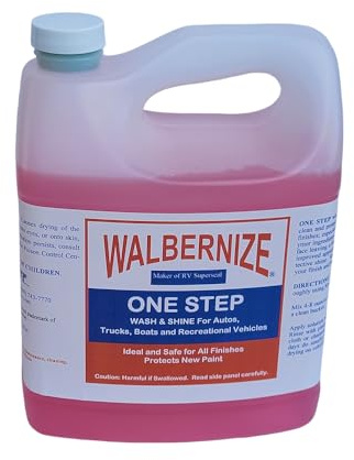 Walbernize One Step Wash & Shine Concentrate - 1/2 Gallon