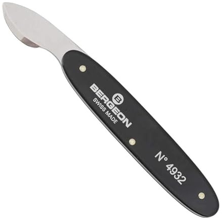 BERGEON - 4932 - Outil à ouvrir les fonds de montres clipsé, emboîté - Outil professionnel d'horloger - 100% Swiss Made