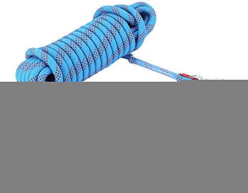 Kletterseil Hochfest Abseilseil mit Karabiner f¨¹r Bergsteigen Outdoor Sicherheitsseil 20m