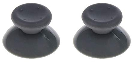 1 Pair of Joystick Thumbsticks Replacement Caps for Xbox 360 Controller - Grey