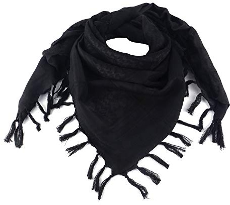 ToopMount Schal Shemagh Military Tactical Desert Keffiyeh Schal Head Neck Schal Baumwolle 43x43 Zoll Bunte arabische Schals Wrap mit Quaste für Männer & Frauen