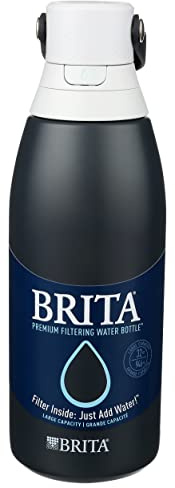 BRITA Brita Stainless Steel Water Bottle with Filter Carbon 32oz, 1 EA