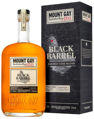 Mount Gay Black Barrel Double Cask Blend Rum 1L