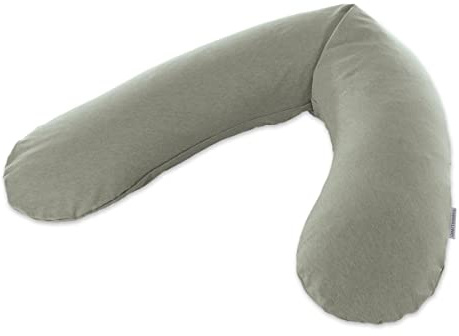 Das Original Theraline Stillkissen Polyesterlfaser Melange grün-grau Bamboo