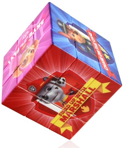 Mini Zauberwürfel, Zauberwürfel Puzzle Dog Patrol Spielzeug, Würfelpuzzle Kinderspielzeug, Puzzle Würfel Zauberwürfel Kinder Party Mitgebsel, Lernspielzeug für Kinder ab 3 Jahren