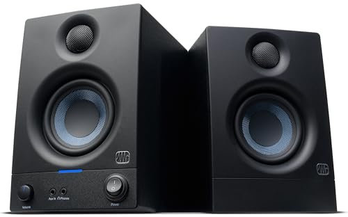 PreSonus Eris 3.5 Gen 2, Studio Monitor Speakers, Pair, 3.5 Inch, 2-Way, Powered Desktop Speakers For Multimedia, Gaming, Studio-Quality Music Production, 50W Power