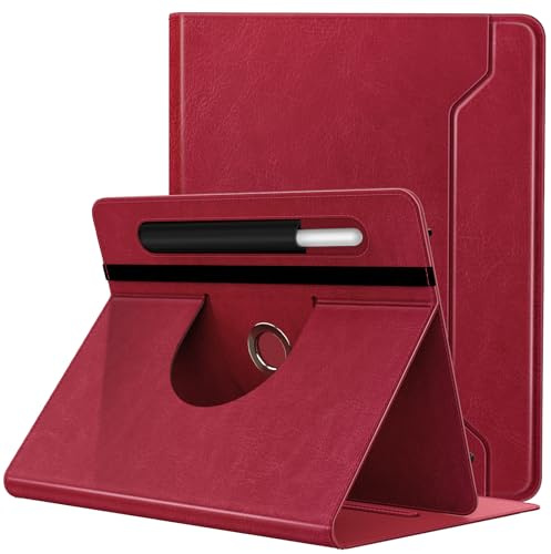 TiMOVO Universal Hülle für 11 Zoll Tablet, Vintage Rot