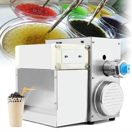 CYMYYDS Fully Automatic Tapioca Pearls Cooker, 400W Commercial Boba Pot, Taro Ball Cassava Ball Maker Machine, Popping Boba Pearl Machine for Boba Tea & Bubble Tea & Milk Tea,12mm