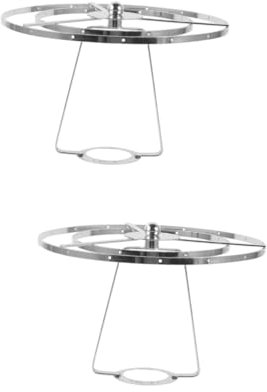 Angoily 2sätze Lamp Harp Holder Kit Verstellbarer Lampenschirm Für Tisch Und Stehlampen Zubehör Langlebig Einsetzbar Für Retro Und Moderne Lampen Installieren