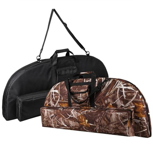 Sonhomay Bogenschießen Bogentasche Mehrere Taschen Compound Bow Case mit Riemen Bogen Tragetasche mit Pfeil Tasche für die Jagd