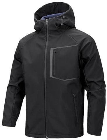 Angebote Winterjacke Herren Regen Poncho Weste Herren Radunterhose Herren Outdoor Jacken Für Herren Wanderjacke Herren Wasserdicht Atmungsaktiv Jagdbekleidung Herren Regenponcho(#B Black,XXL)