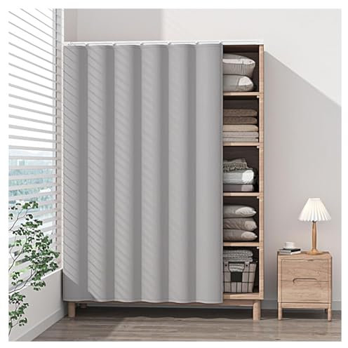 Küchenvorhänge, kurze Bücherregal-Vorhänge, Kleiderschrank-Sichtschutz, Lichtblocker, für Küche, Schränke, Bücherregale und Aufbewahrung, 90 x 120 cm