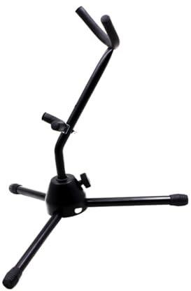 LALADEFIEE Klappbarer Saxophonständer Für Alt Und Tenorsaxophon Abnehmbar Stabil Schwarz Platzsparend