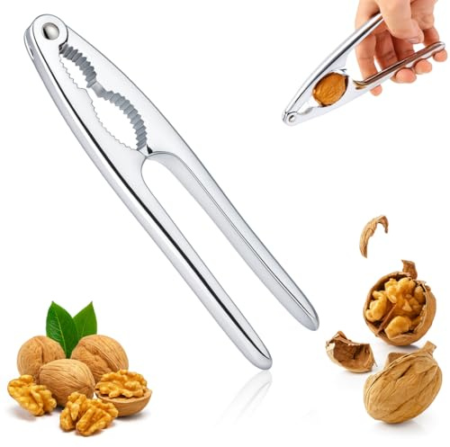 Mavendo Nussknacker, leichter 3in1 Nussknacker für Walnüsse und Haselnüsse, Pistazien, Ergonomischer Griff für Einfaches Knacken,Haselnussknacker Metall Nuss Knacker, ldeal für Haushalt und Küche