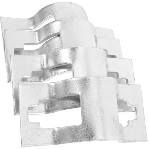 DEARMAMY 4pcs Double Ear Scaffold Clamps Iron Material Scaffolding Accessories for Secure Crossbar Connection Construction Site Use