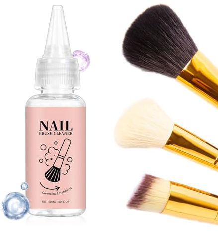 Ranley Limpiador De Brochas De Maquillaje,Líquido De Limpieza Profunda Con Penetración Rápida, Seguro Y Delicado,Limpiador De Esponjas De Maquillaje - Para Mujeres Principiantes Amigos Hogar Viaje Uso