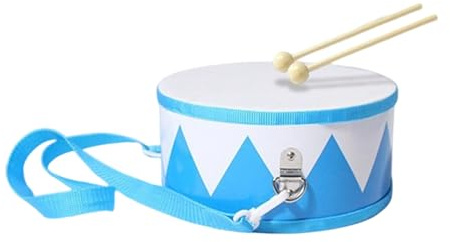 Trommel Für Kinder | Musikinstrument Aus Holz Mit Verstellbarem 5,9-Zoll-Tragegurt | Ideal Für Und Mädchen Im Alter Von 2–5 Jahren – Fördert Frühe Bildung, Rhythmusentwicklung Und Lustiges