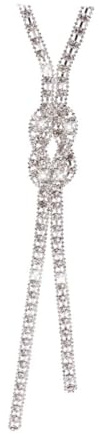 Ipetboom Collana Lunga Maglione Donna Con Ciondolo Nodo Di Strass Girocollo Elegante Per Inverno Accessorio Versatile Per Occasioni Quotidiane E Regali Speciali