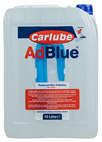 Carlube Adblue - Boquilla de vertido integrada para Coche y camión, 10 litros