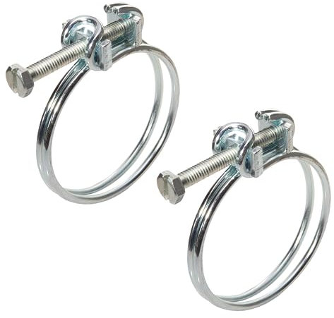 Pisces Double Wire Hose Clips to fit 25mm (1in) Pipe