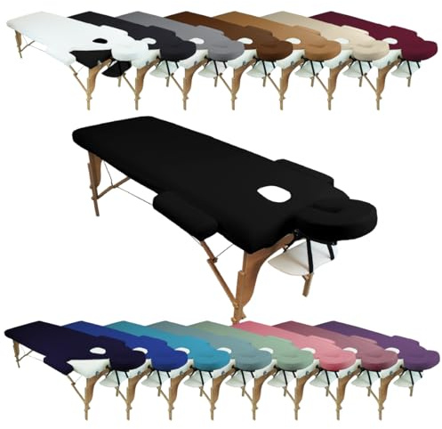 Vivezen - Kit complet de housses pour table de massage - Éponge- Plusieurs coloris