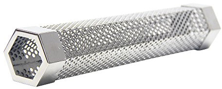 WISAMIC 30cm Räucherröhre - Perfekt zum Kalträuchern - Edelstahl Rostfrei Räucherbox - Tube Smoker - Pellet Smoker - Kaltrauch-Erzeuger Generator - Räuchern auf jedem Grill