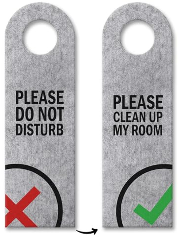 10x Please do not disturb - Please clean up my room