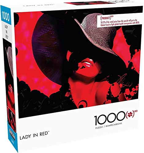 Buffalo Games - Lady in Red - 1000 Piece Jigsaw Puzzle