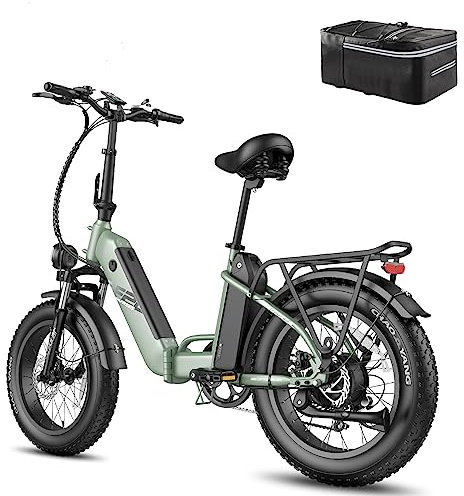 Fafrees FF20 Polar Fatbike E Bike Klapprad 20 Zoll mit 48V 10,4Ah*2 Akkus, E-Bike Damen Herren, Klapp Ebike Mountainbike Gehhilfe, Elektrofahrrad Klappbar bis 160KM, E Fahrrad Elektro MTB 65 N.m