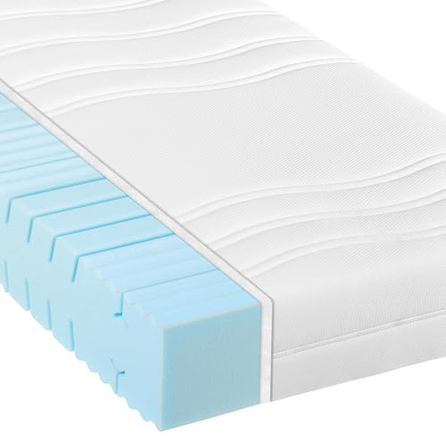 BeCo High Relax Kaltschaummatratze 21 cm Komforthöhe – Ergonomische Anpassung, 7 Zonen für optimalen Schlafkomfort, langlebig, schadstoffgeprüft, Made in Germany