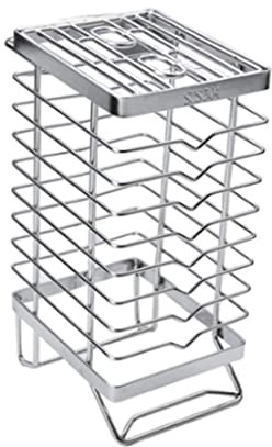 Porte-Couteaux Bloc Couteaux Range Couteaux Porte-couteau De Cuisine En Acier Inoxydable Support De Rangement Porte-outil Bloc De Couteau En Métal Support Accessoires De Cuisine Support de Couteaux Bl