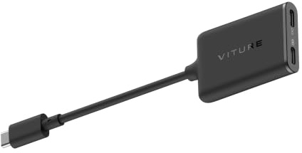 VITURE USB-C XR Charging Adapter Pro, Nicht für Luma Ultra/Beast/Pro 2 | ermöglicht Multi-Screen, verbessertes 3DoF, räumliches 3D, VR-Videofunktionen auf iPhone 17/16/15, Laden beim Spielen