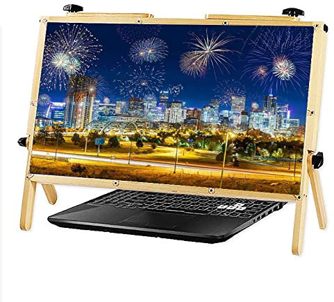 High Definition Handy-Bildschirmverstärker 22-Zoll-Lupe Verstärker, Computer-Bildschirmlupe für Laptop, tragbarer Verstärker, Desktop für Notebook, Tisch, Telefon, Ultra-Clear Blu-Ray 3X Magnifyi