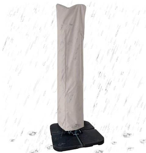 Genikeer Wasserdichte Anti UV Regenschirmhülle Für Den Außenbereich, Gartenmöbel Sonnenschirmhülle, Schutzhülle Für Ampelschirm Abdeckhülle, Sonnenschirm Abdeckung Für Terrassenschirme