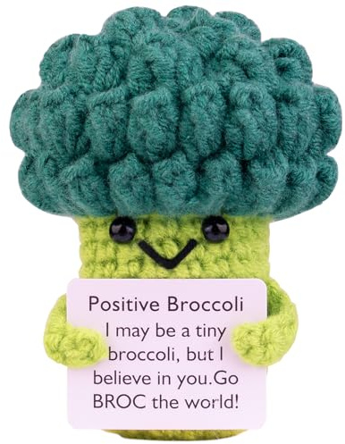 Mwmoeen Lustige Positive Kartoffel Pocket Hug, Kreative Positive Broccoli Puppe Beste Freundin Geschenke für Freundin Frauen(A28)