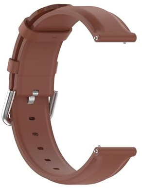 Lederarmband Kompatibel mit Fossil Gen 5 Crewmaster Hybrid/Explorist Armbänder, 22mm Weiche Ersatzriemen Leder Uhrenarmbänder Ersatzarmband Wasserdicht Replacement Armband, Braun
