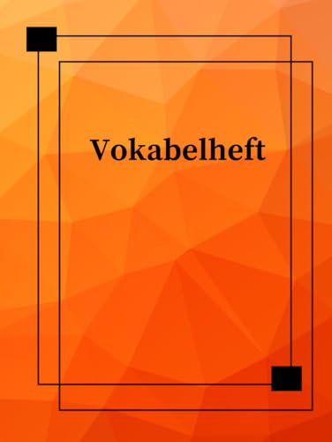 Mein Vokabelheft DIN A4 Vokabelbuch 2 Spalten 106 Seiten Schulheft Übungsheft um Sprachen und Vokabeln leichter zu lernen & notieren Notizbuch ... Sprachschule Schulbedarf Lernkontrolle A13A