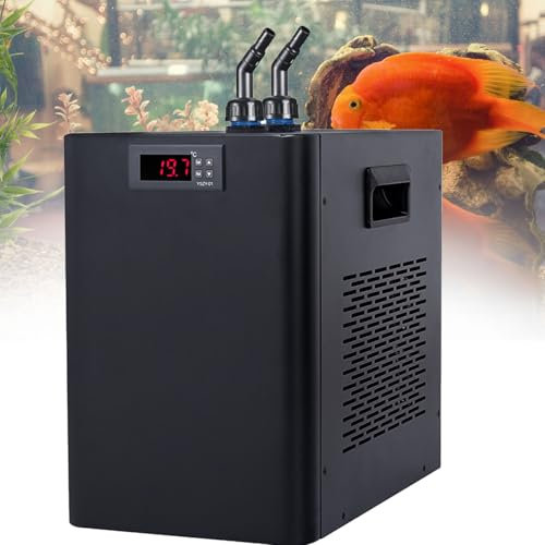 SACLMD Enfriador de Agua hidropónico,compresor de refrigeración,Enfriador de Agua,para Uso doméstico,Peces,Coral,camarones,Medusas,AL-160