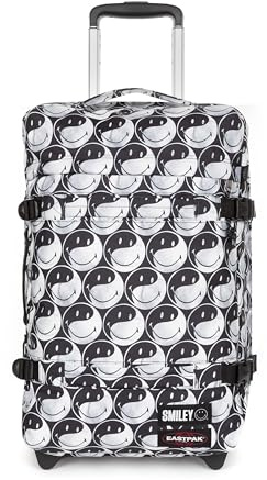 EASTPAK Transit'R S Trolley mit 2 Rädern, Handgepäck, Farbe Smiley Yy Black, mehrfarbig, handgepäck