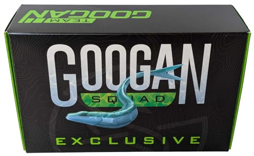 Googan Squad Mondo Kit Green Series - Mystery Tackle Box Barsch-Angelset mit umfangreichem Köder-Set für Großmund und Kleinmaul - Barschköder inkl. Banger, Zinger, Juicee Jig & Krackin' Craw