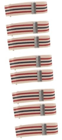 LIFKOME 8stücke Elastische Armbänder Für Herren Vielseitige Hemdärmelhalter Dekorative Shirt-Wristbands Für Modische Outfits Für Servicepersonal Und Stilbewusste Menschen