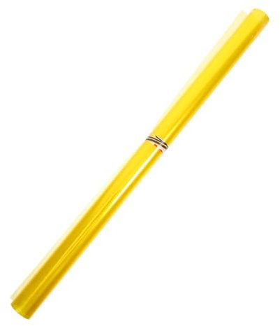 CHILDWEET Autoaufkleber 40x60cm Gelbe Scheinwerferfolie Für Nebel Und Rücklicht Hitze Und Wasserbeständige Fahrzeugdekoration Lichtdurchlässige Tönungsfolie Für Autos