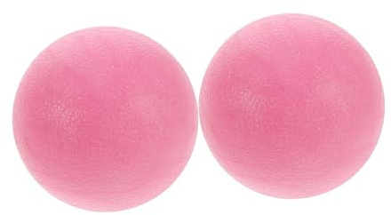 WESIEVYA Tpe Faszienball Massageball 2 Stück für Tiefengewebsmassage und Durchblutungsförderung für Yoga und Muskelentspannung nach Training