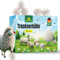AlphaHeim® Lot de 6 boules de séchage XL pour sèche-linge et doudounes Sans substances nocives et respectueuses des animaux domestiques Boules de séchage en 100 % laine de mouton Wool Dryer Balls –