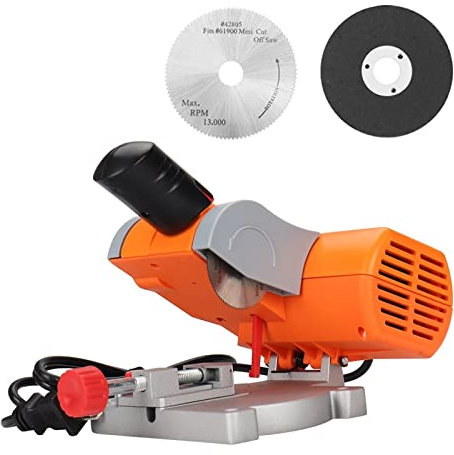Banco de máquina de corte de mesa Mini corte 0-45 hoja de acero de sierra de inglete 3/8 para cortar Metal madera plástico Herramientas de medición precisas