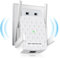 WLAN Verstärker, 1200Mbit/s WiFi Repeater Dual Band 5GHz + 2.4GHz, WiFi Verstärker deckt bis zu 200 m², WiFi Repeater mit Ethernet Anschluss, Unterstützung WPS, Kompatibel zu Allen WLAN Geräten