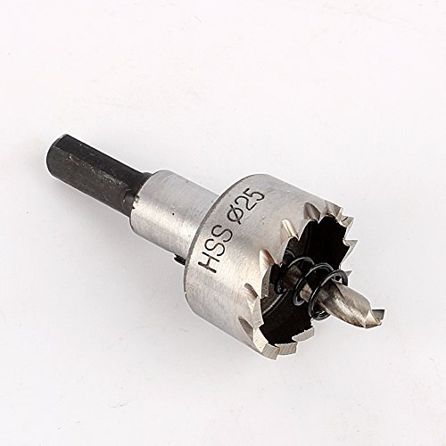 Taladro, Sierra de Agujeros de Taladra, Broca de Acero Inoxidable Metal de Servicio Pesado Herramienta de Cortador de Sierra 25 Mm