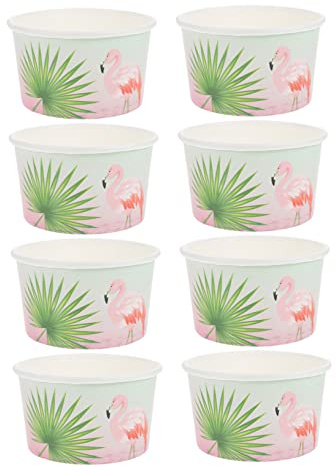 ARTSEWPLY 1 Juego Tazones Postres Y Helados Recipientes Desechables Yogur Y Gelatina Utensilios De Fiesta Prácticos Y Multifuncionales 8 Piezas