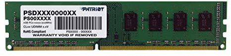Patriot Memory Serie Signature Memoria Singola DDR3 1600 MHz PC3-12800 4GB (1x4GB) C11 - PSD34G16002