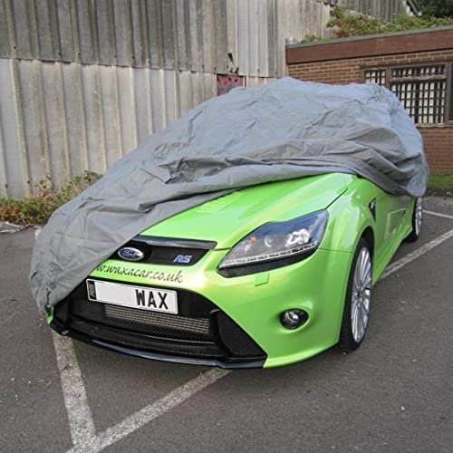 Small Grey Breathable & Water Resistant Full Car Cover For Fiat 500 - Indoor & Outdoor